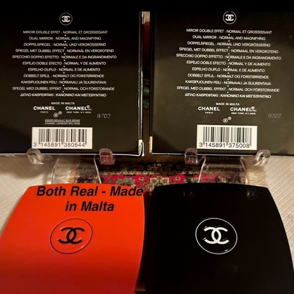 How to Recognize authentic CC Compact Mirrors! Not for Sale! 🖤$46 on Chanel RN! - Picture 11 of 16